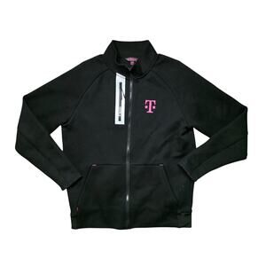 T-Mobile Jacket Men’s M Black Logo Full Zip Employee Tech